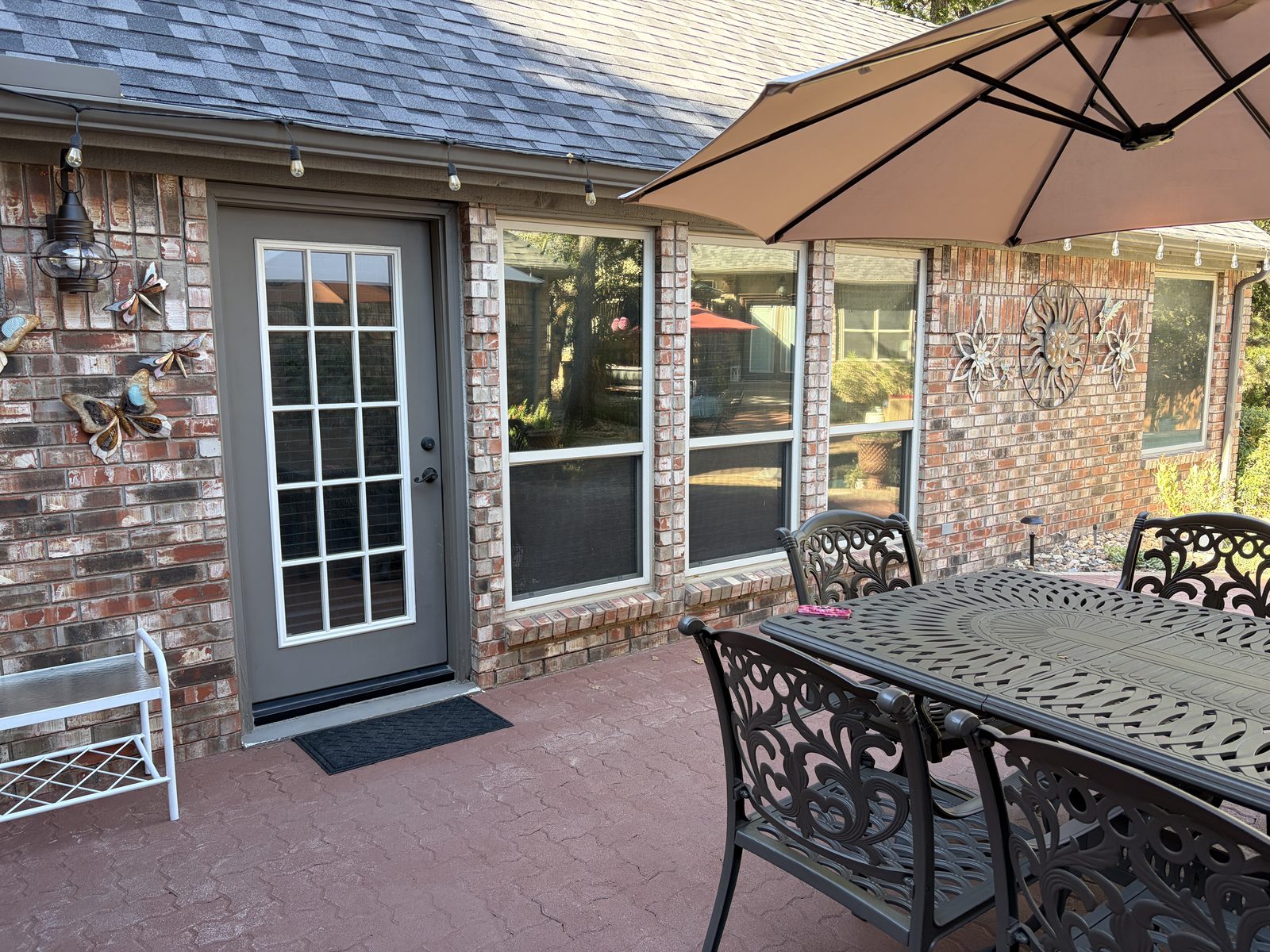 Patio door and windows